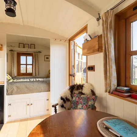 Plank Bridge Shepherds Hut In Apple Orchard & Bbq Sleeps 2 * East Ayton