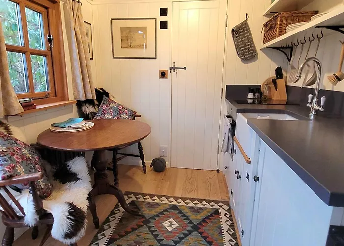 Plank Bridge Shepherds Hut In Apple Orchard & Bbq Sleeps 2